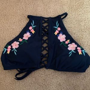 Hollister halter top swim suit